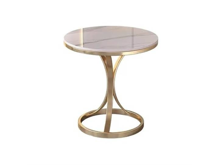 YCCHAH Sofatisch Rock Slab Beistelltisch Wohnzimmer Kleiner Couchtisch Sofa Ecktisch Einfacher beweglicher Balkon runder Tisch Wohnzimmer-Beistelltisch(C,50cm)