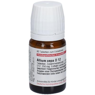 Allium Cepa D 12 Tabletten 80 St