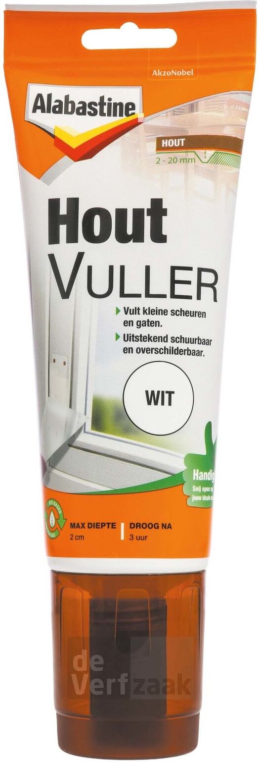 Alabastine Houtvuller - 330 gram Wit    8710839112820   Verf