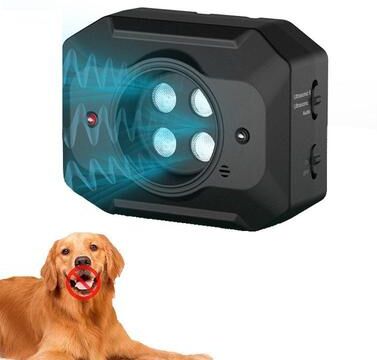 Everyday Crate QuietGuard Pro Ultrasonic Dog Bark Control Device Rechargeable Waterproof Anti Barking Device For All Dogs black With Remote Control