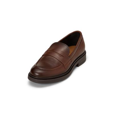 Loafer MARC O'POLO "aus weichem Schafleder", Damen, Gr. 36, Synthetik, braun (cognac), Obermaterial: 100% Leder, unifarben, Schuhe Loafer