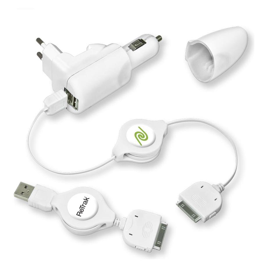 ReTrak EUIPODCHG51 Ladegerät für mobile Geräte im Auto, innen weiss (EUIPODCHG51)