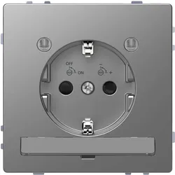 Merten, Steckdose, SCHUKO-Steckdose m. Lichtausl. u. LED- MEG2304-6036