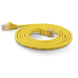 Wantec 7176 Netzwerkkabel Gelb 3 m Cat7 S/FTP (S-STP)