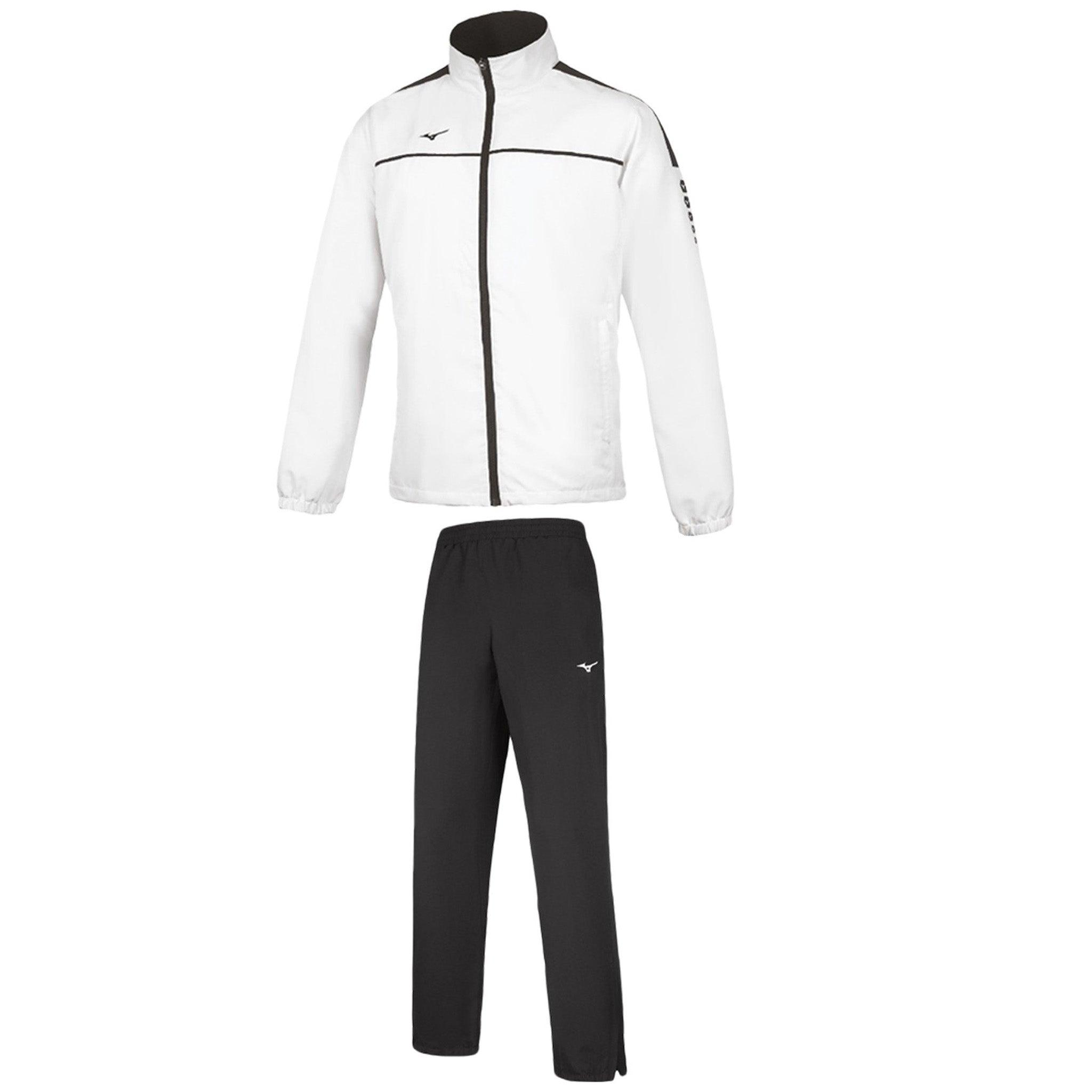 Mizuno Team Tokyo Micro Herren Trainingsanzug Weiß/Schwarz