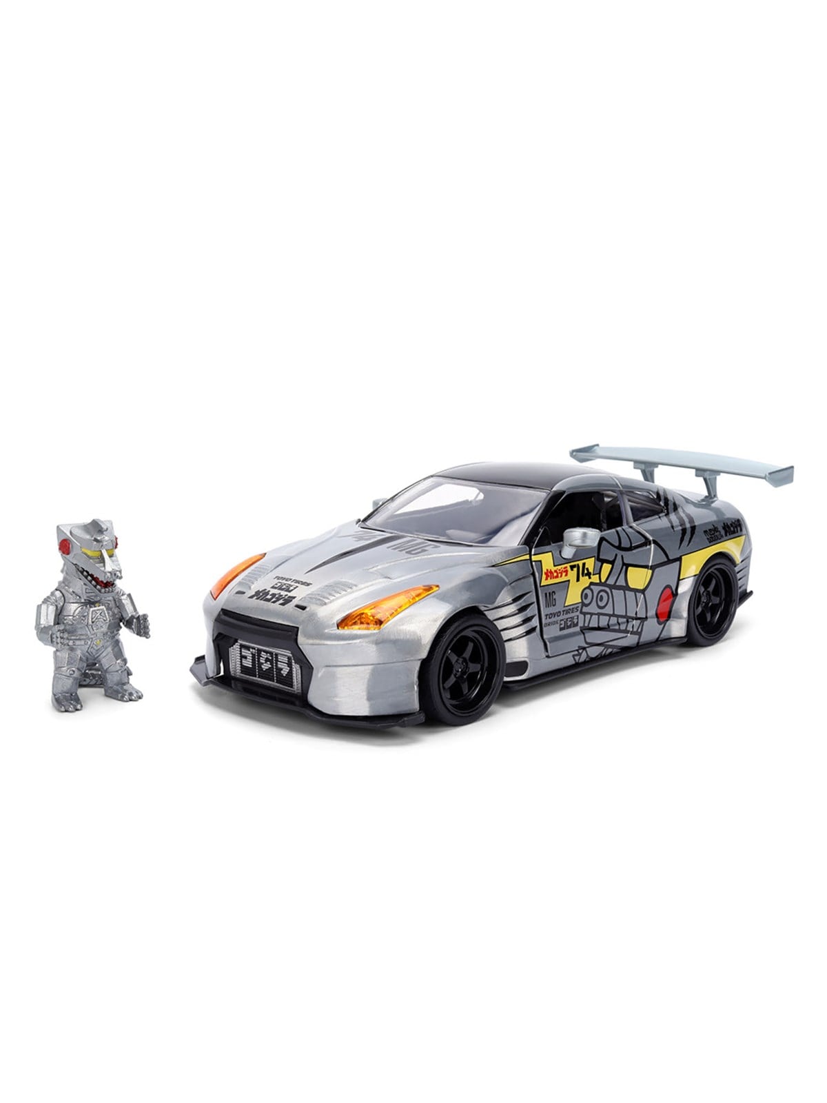 Jada Toys - Mechagodzilla 2009 Nissan GT-R 1:24