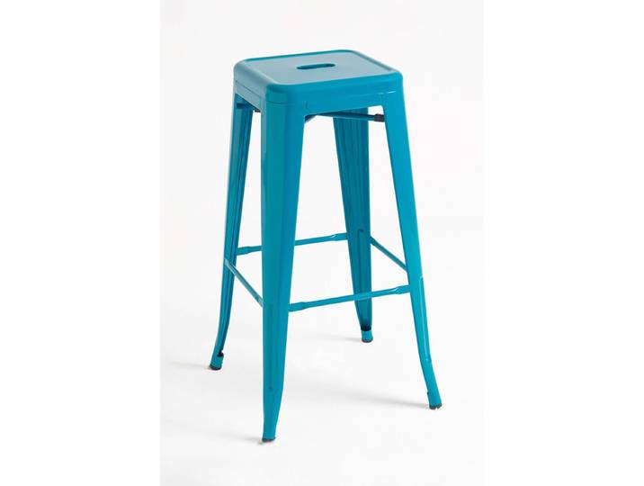 6er Set Torix Hohe Hocker 76 cm - Blaugrün