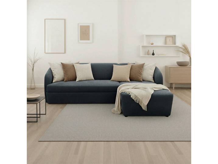 Livetastic Eckschlafsofa 100 033, Grau, Kunststoff, 3-Sitzer, 148-204x230 cm, Made in EU, FSC Mix, Bettfunktion erhältlich, Rücken echt, Armteil links, rechts, Wohnzimmer, Sofas & Couches, Wohnlandschaften