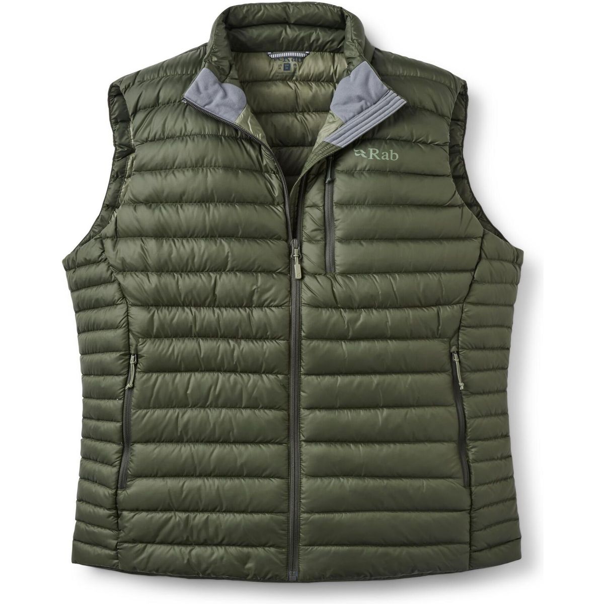 Rab Microlight Vest army (ARM) M QDB-96-ARM-MED
