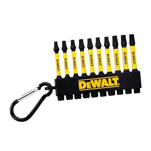 DeWALT Flextorq Schroefbit Set Torx, 10 stuks, zwart/geel