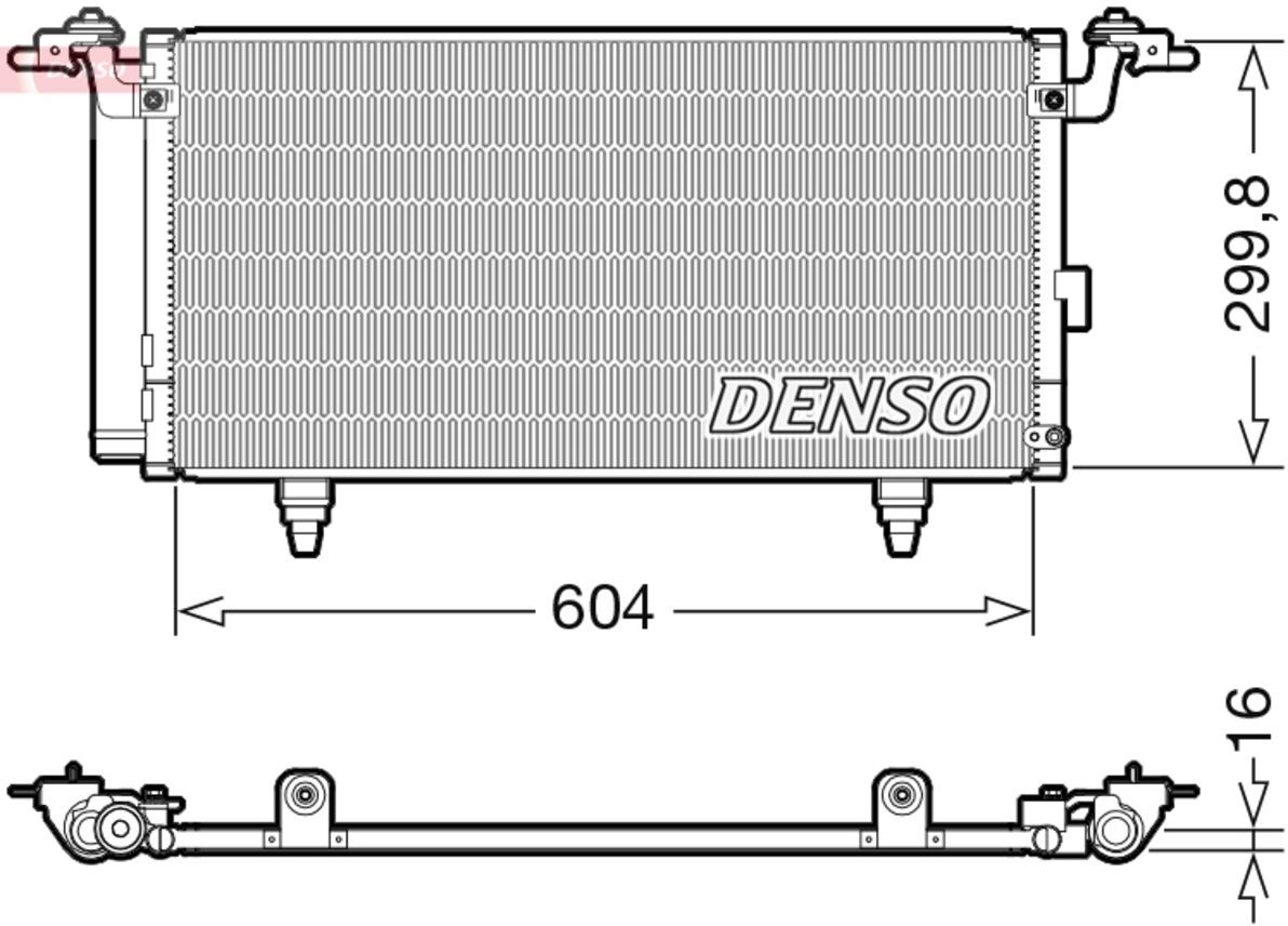 Condenseur, climatisation DENSO DCN36005