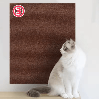 Inspire Picks ShieldGuard Self Adhesive Cat Scratch Furniture Protector Mat brown 30x200cm