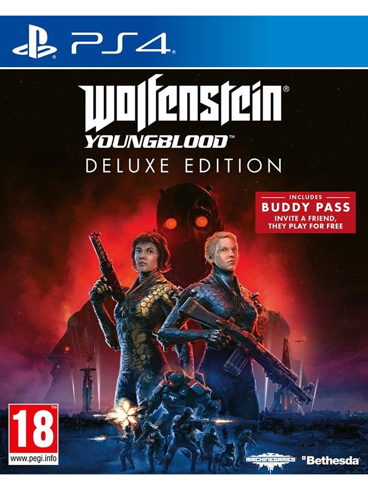 Wolfenstein: Youngblood - Deluxe Edition - Sony PlayStation 4 - Action - PEGI 18