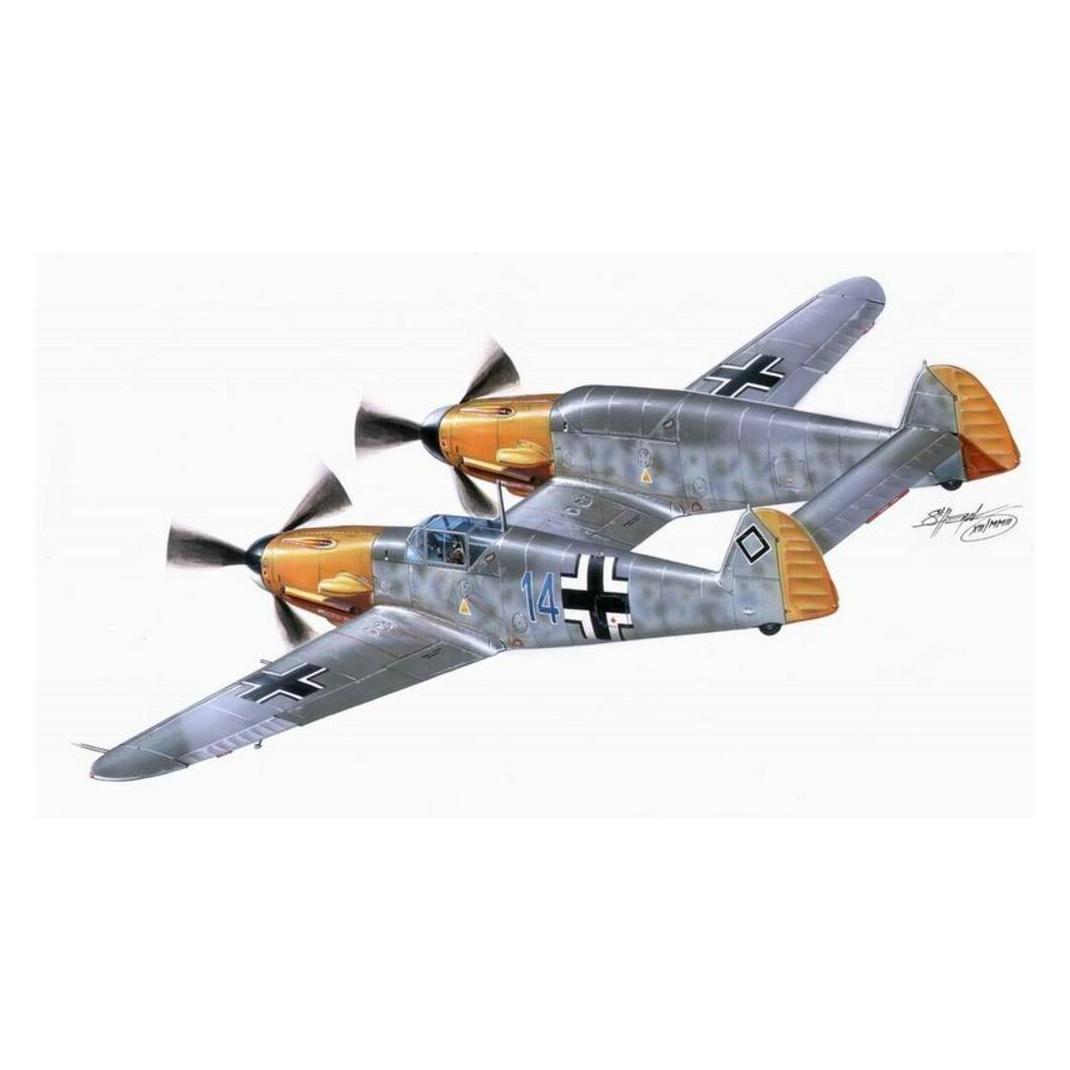 Planet Models Messerschmitt Bf 109 Z Zwilling (129-PLT086)