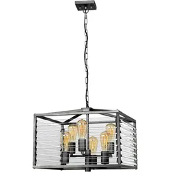 Elstead Lighting, Pendelleuchte, Louvre (E27)