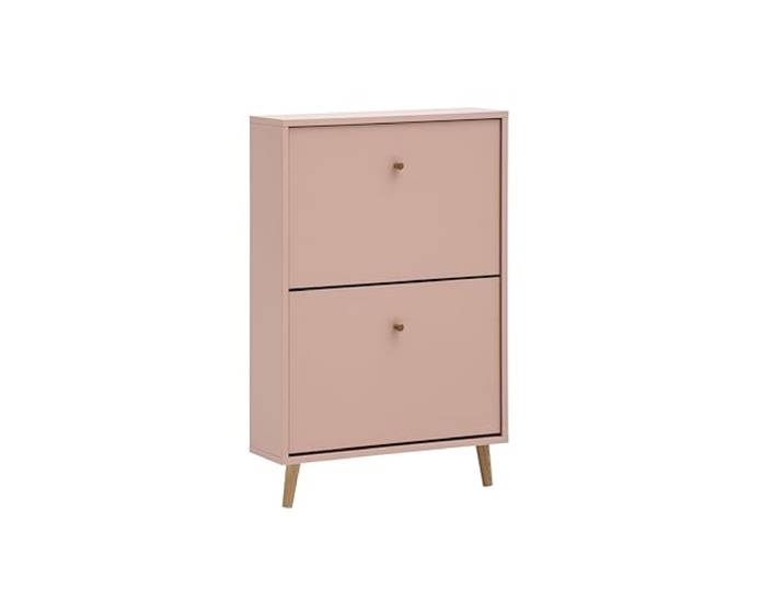 Schildmeyer Bjarne Schuhschrank 160169, apricot, 59,8 x 19,5 x 92,2 cm, platzsparend durch geringe Tiefe
