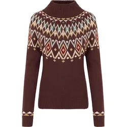 Sherpa INDU ECO MOCK NECK L MERLOT