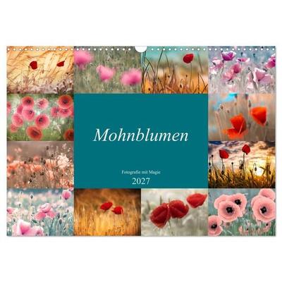 Mohnblumen - Fotografie mit Magie (Wandkalender 2027 DIN A3 quer), CALVENDO Monatskalender