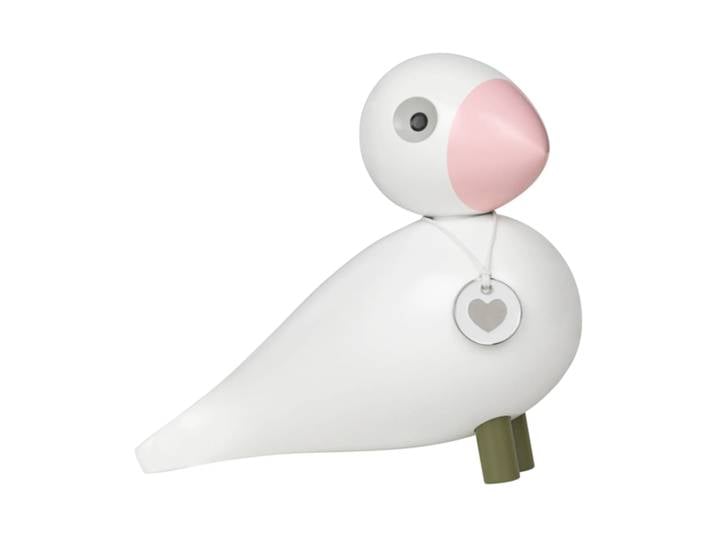 Kay Bojesen Denmark Oiseau chanteur Love Kay Bojesen Blanc-rose