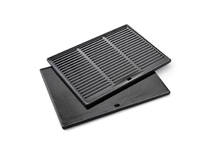 Barbecook grillplaat voor gasbarbecue uit geëmailleerd gietijzer, zwart