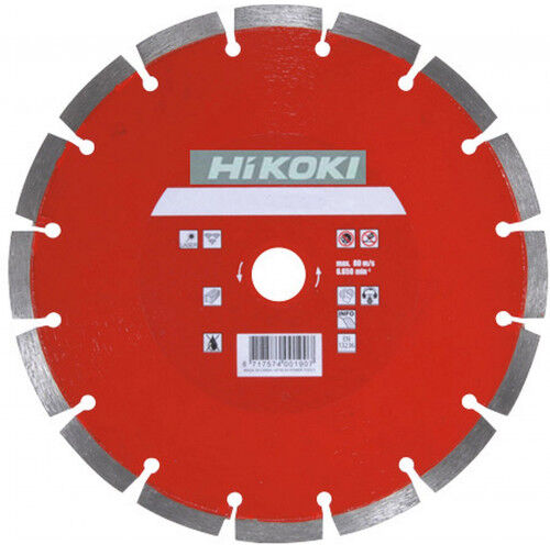 HiKOKI 752862 Disque diamanté segmenté 125x22,2x10 mm