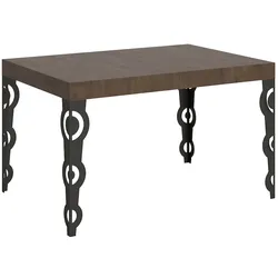 Itamoby Karamay Ausziehtisch 140/400x90 cm Walnuss Anthrazit Beine