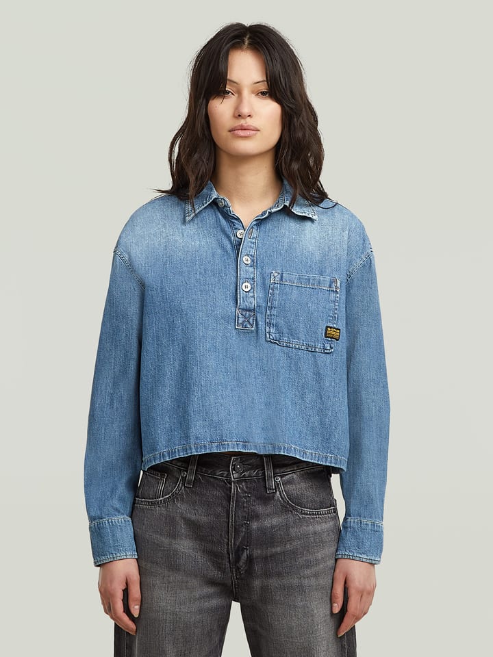 G-Star Jeanshemd in Blau - XS
