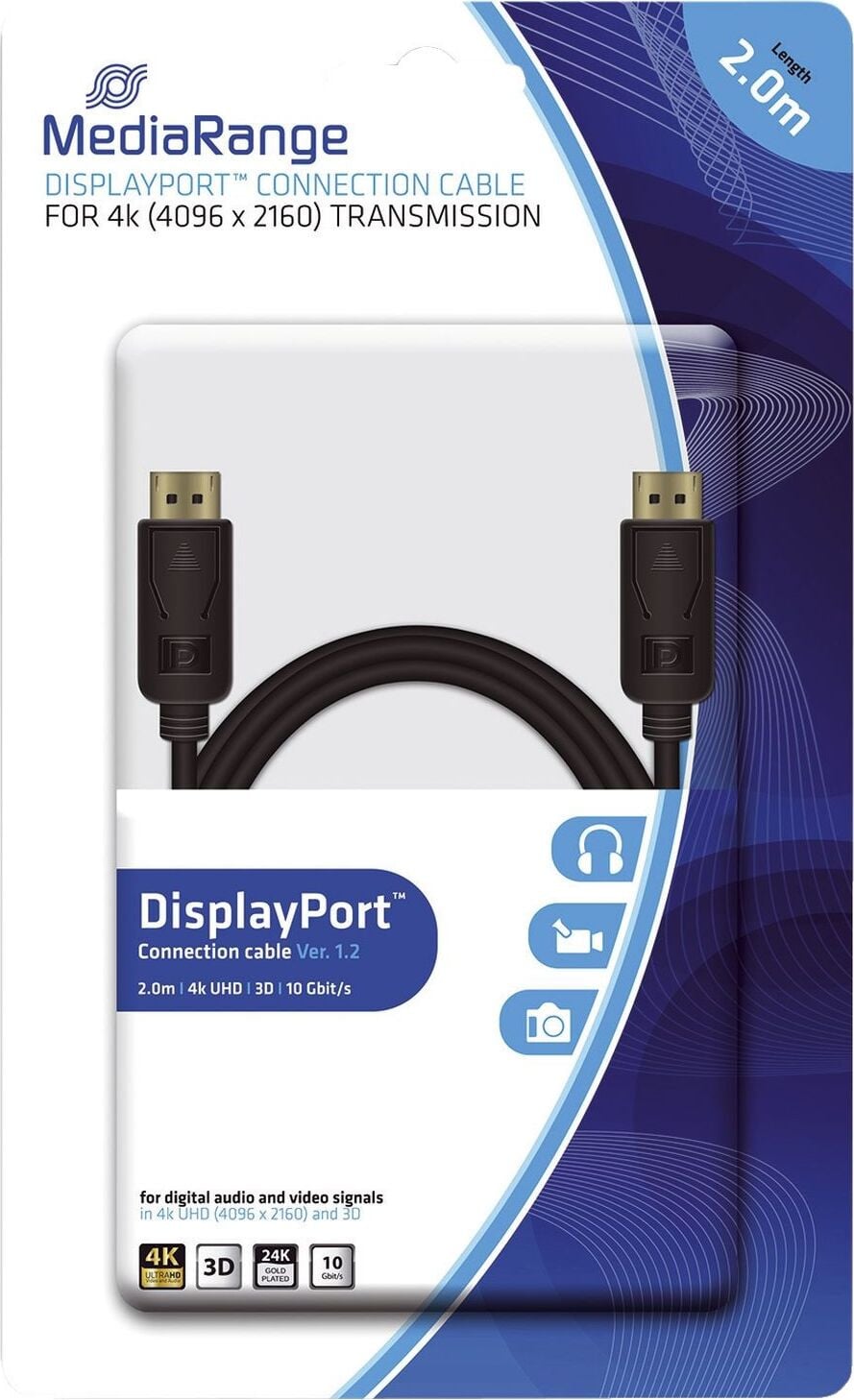 MediaRange MRCS159 DisplayPort kabel, 2 meter