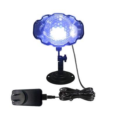 Schneeflocken-Projektorlampe Stecker für den Boden vertikale doppelt einsetzbare Schneeflocken-Projektorlampe Dekorationslampe kann eingesteckt werden