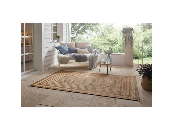 In- & Outdoorteppich Limonero Braun/Sand Polypropylen 160 x 230cm