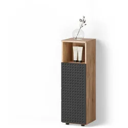MIDISCHRANK Ronco Anthrazit gepunktet 30 x 95 cm