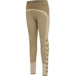 hummel hmlSPIN Seamless Leggings Mädchen simply taupe 122/134