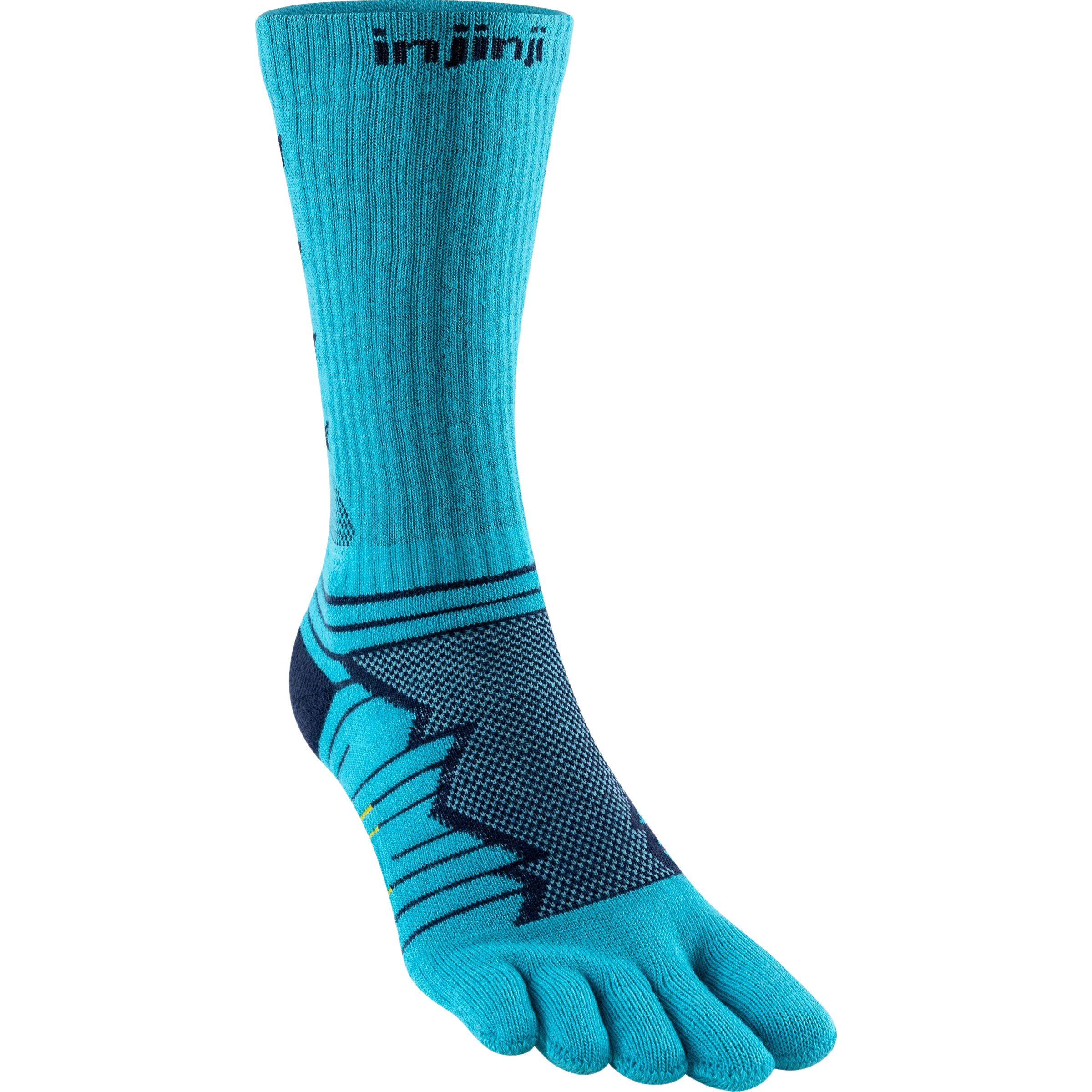 Injinji Ultra Run Crew Laufsocken blau Größe 40.5 Trailrunning | Laufen Widerstandsfähig