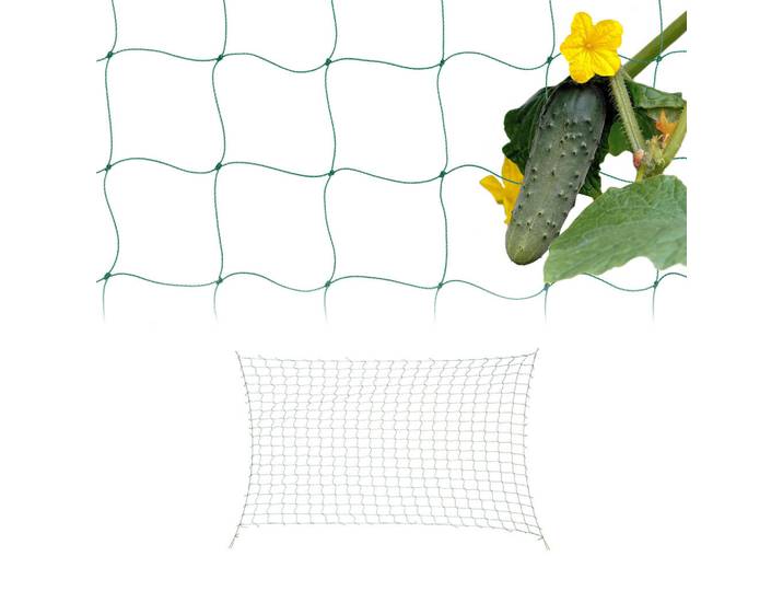 Relaxdays Ranknetz Grün 2er-Set Polyethylen 200x500 cm, Kunststoff, 500x200x0.1 cm, Dekoration, Gartendeko, Rankgitter