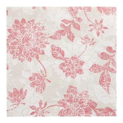 Papstar 160 Servietten `ROYAL Collection` 1/4-Falz 40 cm x 40 cm bordeaux `Flowers`