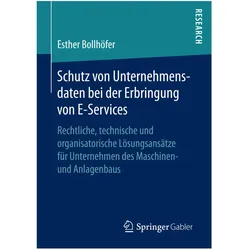 Schutz von Unternehmensdaten bei der Erbringung von E-Services, Fachbücher von Esther Bollhöfer