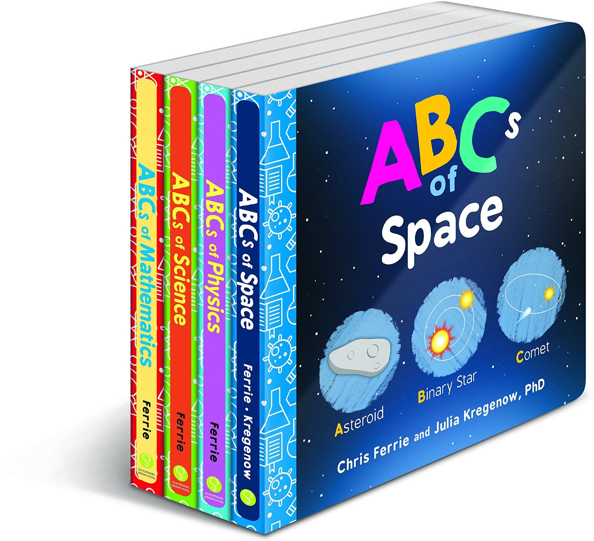 Sourcebooks ltd Baby University Abc's Board Book Set: Four Alphabet Board Books for Toddlers (Baby University Board Book Sets)