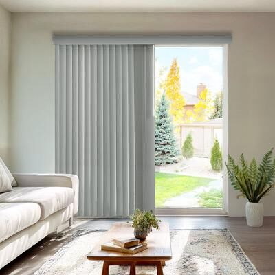 Chicology Cordless Vertical Blinds Oxford Alabaster