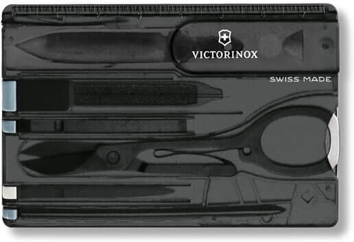 Victorinox Swiss Card Classic Transparent Black