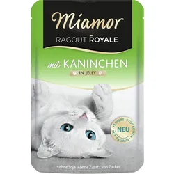 Miamor Ragout Royale 100g Beutel Katzennassfutter 22 x 100 Gramm Kaninchen in Jelly