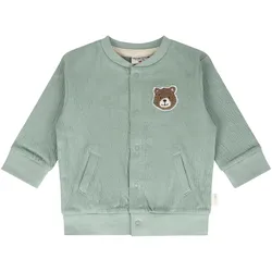 Salt and Pepper Krepp-Collegejacke Bär, tuerkis, 92