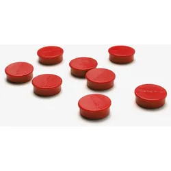 Magnete 20 mm / rot, VPE mit 8 Stück