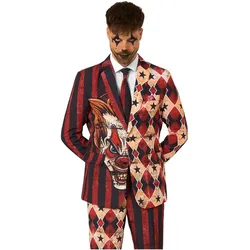 OppoSuits Scary Clown Anzug - Horror Halloween Kostüm Herren (XL)