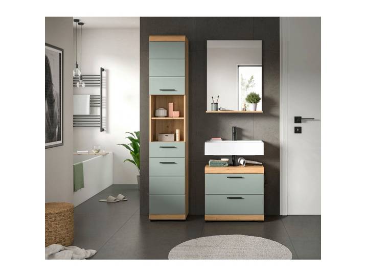 Badezimmer Scout 3-tlg. ca. 97 cm Salbeigrün