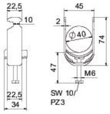 OBO Bettermann Bügelschelle 34-40mm ALU (1186436)