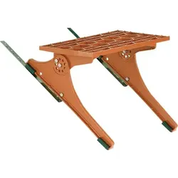 Heuel Kurzrost TopStep 46x25cm anthrazit, für Ton-/Betonpfanne, Biber