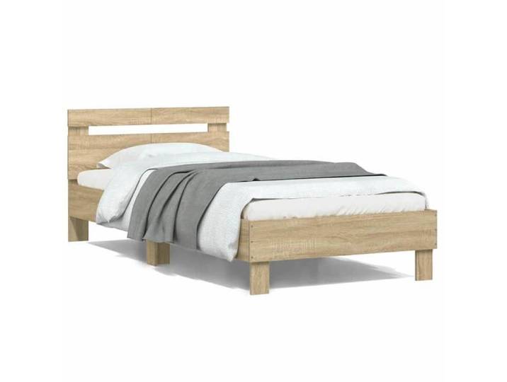 ESTINK® Structure de lit adulte/enfant - sans matelas - avec tête de lit - 100x200 cm - @7743@