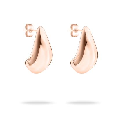 Paar Ohrstecker TAMARIS "Schmuck Geschenk Edelstahl Ohrringe Organic Shapes", rosa (roségoldfarben), Ohrringe, Damen, Edelstahl