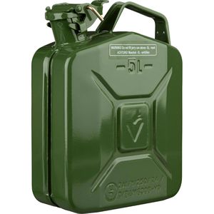Valpro Benzinkanister 10105, 5 Liter, grün, aus Metall