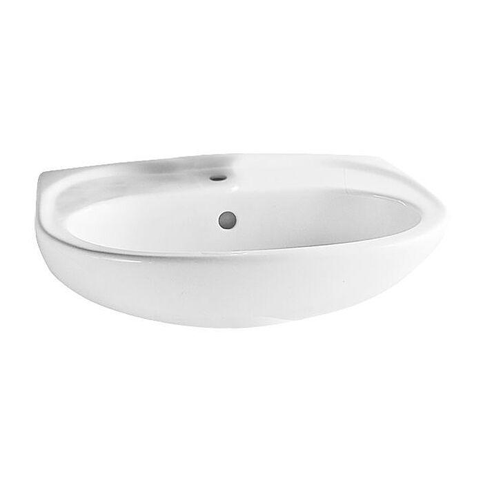 VitrA Normus Waschtisch 5087L0031029 55x42cm, weiß, 1 Hahnloch